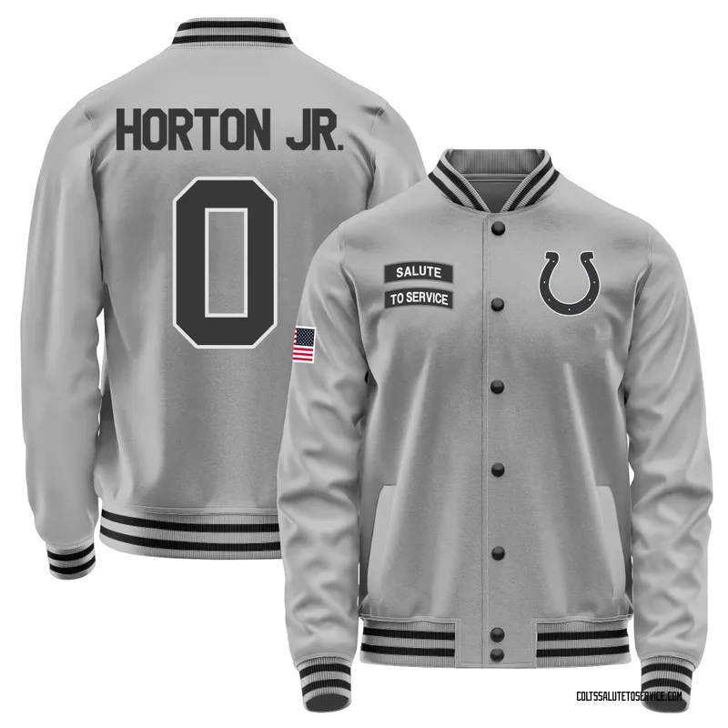 Men's EJ Horton Jr. Indianapolis Colts Gray Salute to Service Performance Jacket