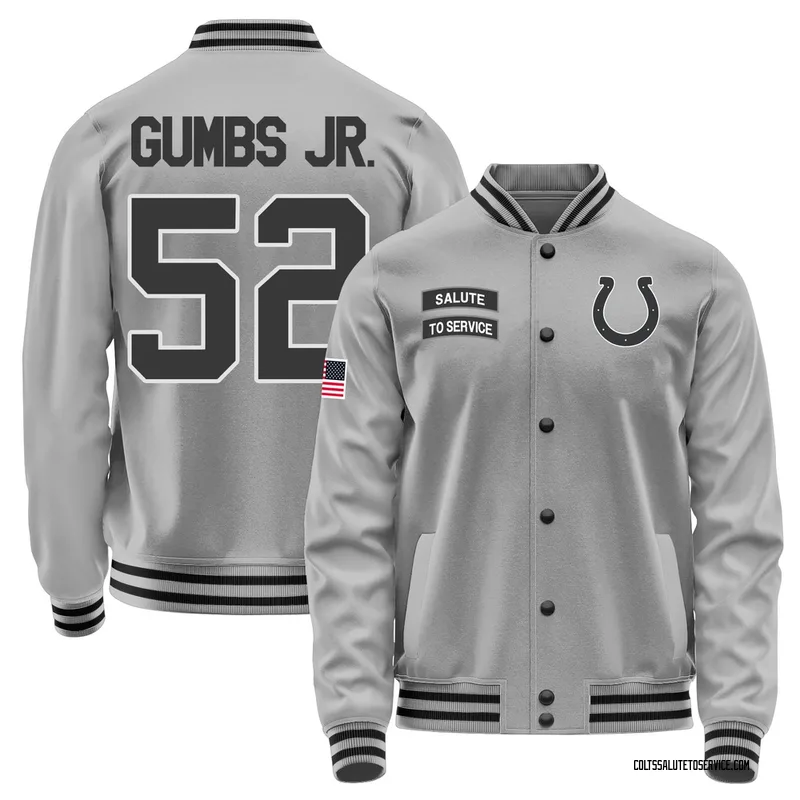 Men's George Gumbs Jr. Indianapolis Colts Gray Salute to Service Performance Jacket