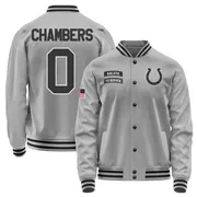 Men's Tahj Chambers Indianapolis Colts Gray Salute to Service Performance Jacket