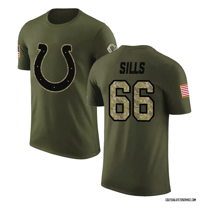 Youth Josh Sills Indianapolis Colts Legend Olive Salute to Service T-Shirt