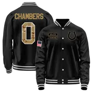 Youth Tahj Chambers Indianapolis Colts Black Salute to Service Sideline Performance Jacket